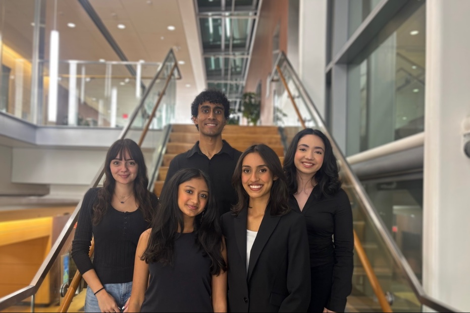 The Lemon-Aid Project board of directors, six members standing together on a staircase
